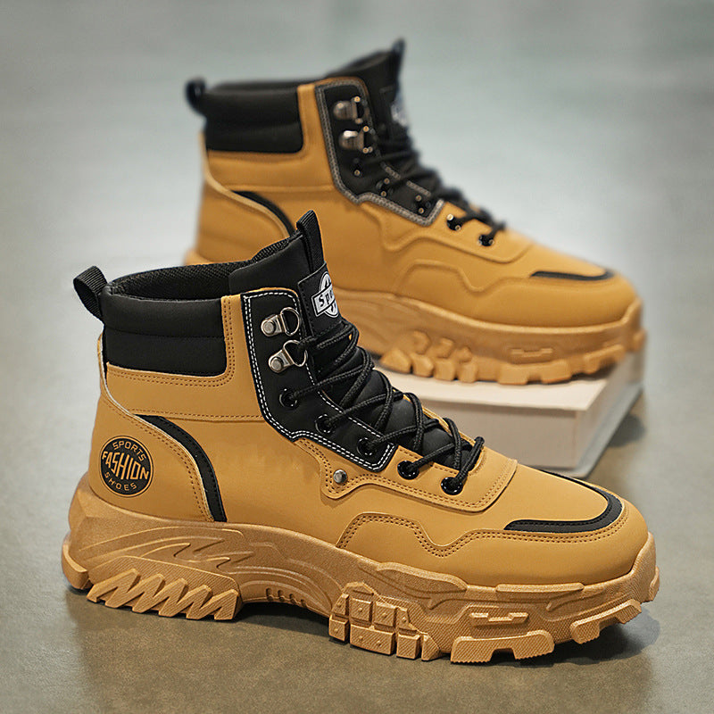 Men's Breathable High-Top Work Boots | Sizes 39-44
