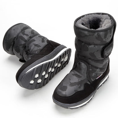 Children's Fleece-Lined Winter Boots | Warm Kids Snow Boots