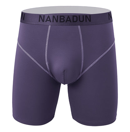 Men's Modal Sports Boxer Briefs – Mid-Waist Breathable 6 Colours
