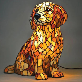 Animal Resin Night Light | Dog, Cat & Owl Designs