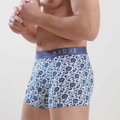 Men’s All-Cotton Boxer Briefs – Printed Design Everyday Underwear