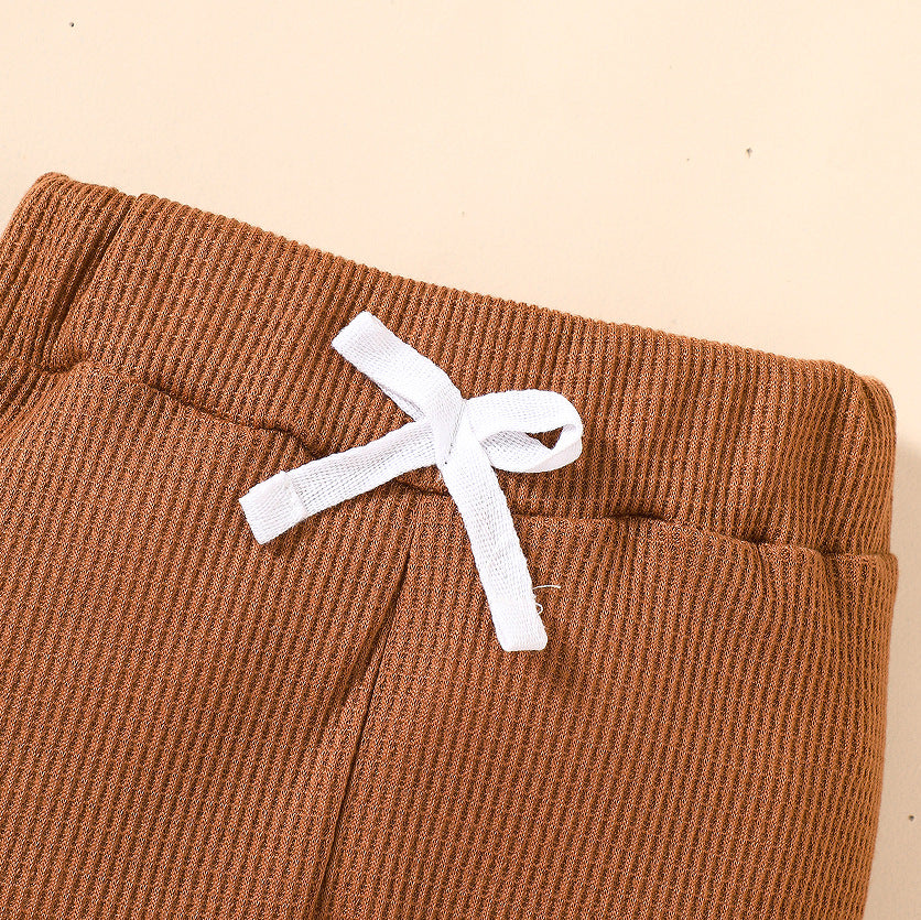 Baby Boys' Short-Sleeve Romper, Trousers & Hat Set