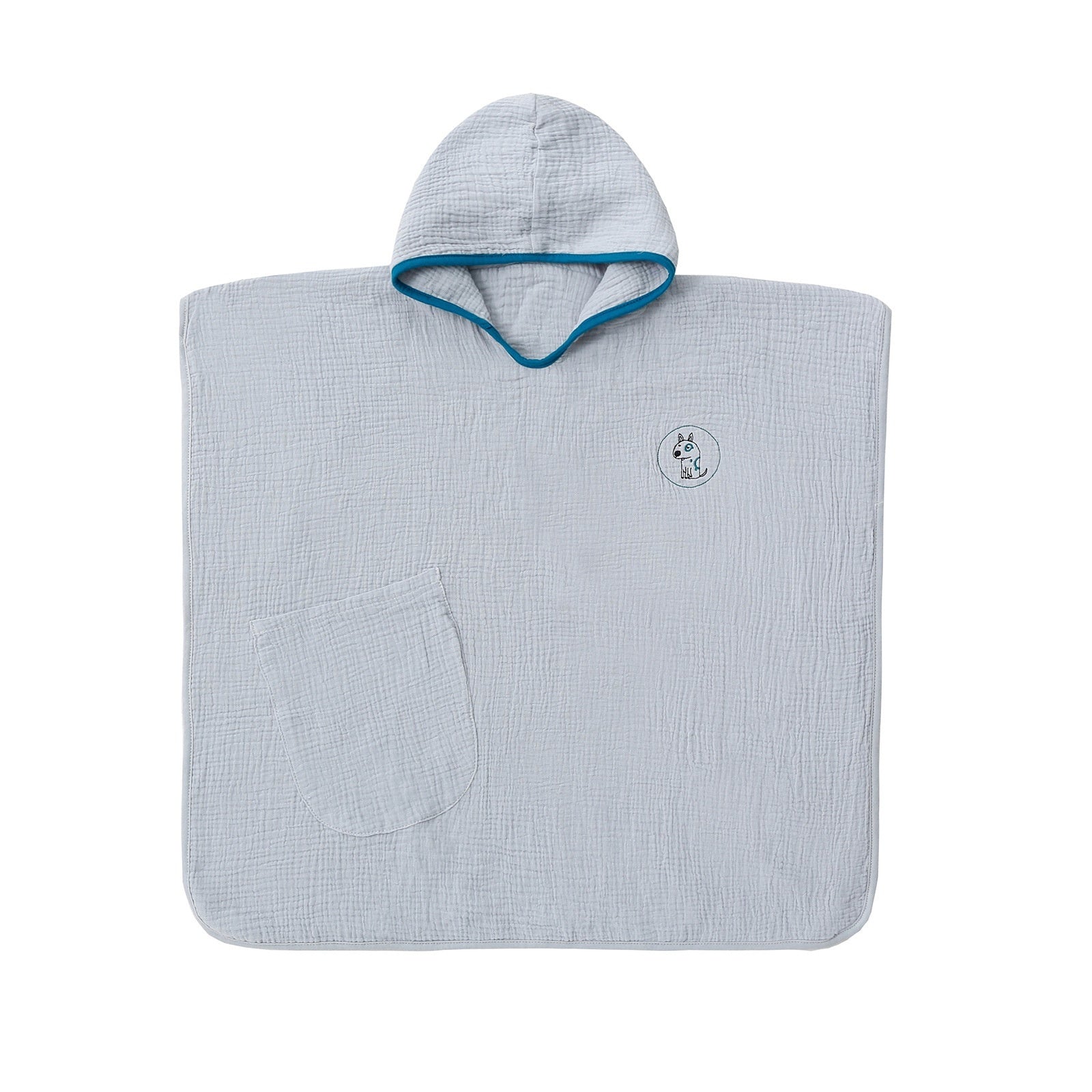 Children's 4-Layer Cotton Gauze Hooded Bath Towel | Wearable Poncho
