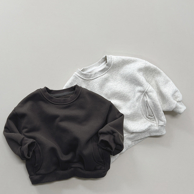 Children's Fleece Pullover Sweatshirt | Warm Kids Top