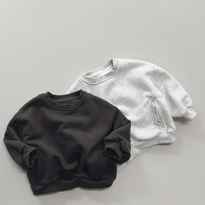 Children's Fleece Pullover Sweatshirt | Warm Kids Top