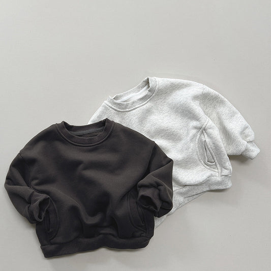 Children's Fleece Pullover Sweatshirt | Warm Kids Top