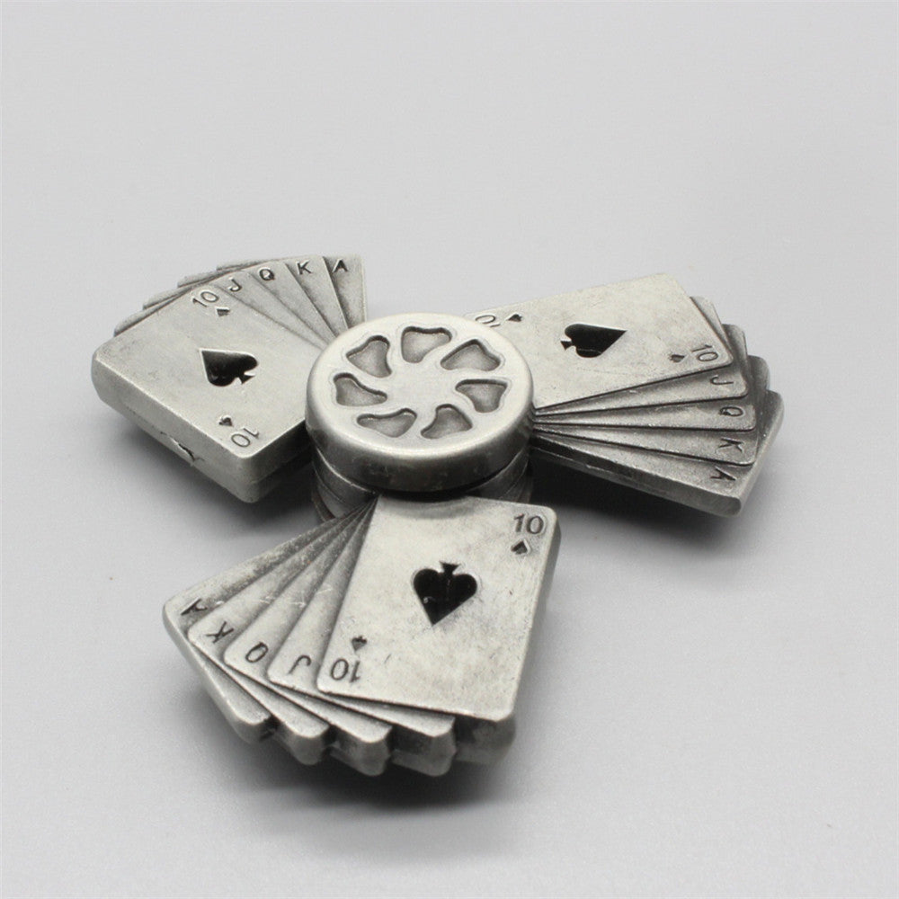 Poker Fingertip Gyroscope | Zinc Alloy | 4 Finishes