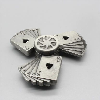 Poker Fingertip Gyroscope | Zinc Alloy | 4 Finishes