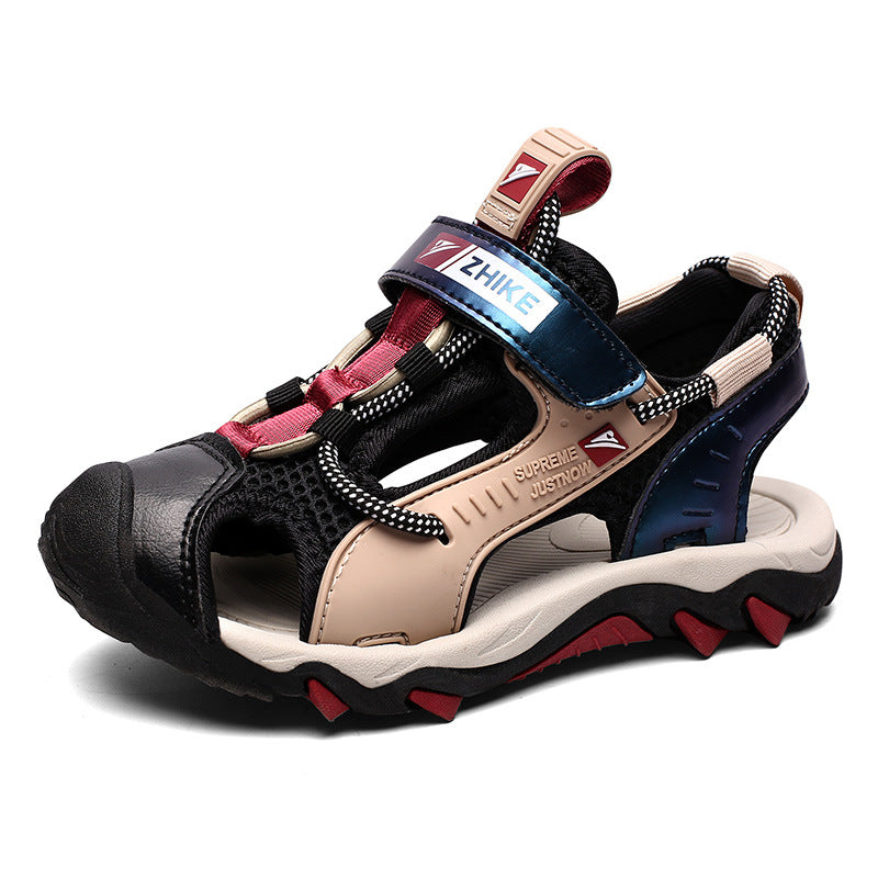 Children's Closed-Toe Velcro Beach Sandals – EU 31–37