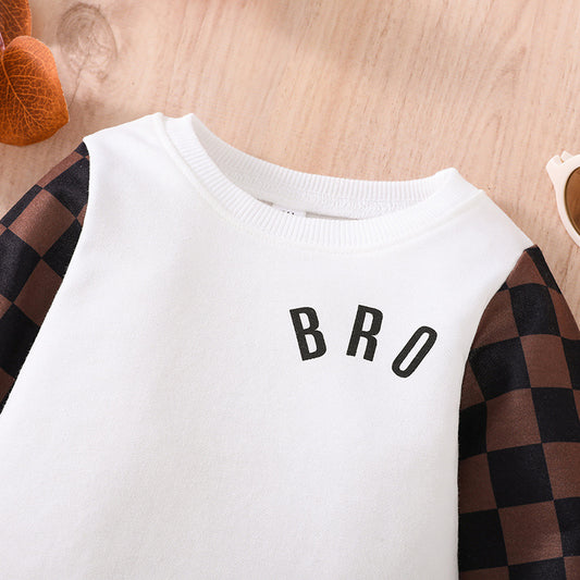 Toddler Plaid Sweatshirt | Long Sleeve Kids Top 70–100cm