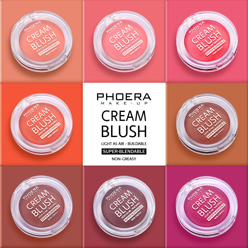 PHOERA Brightening Blush Cream | 8 Shades