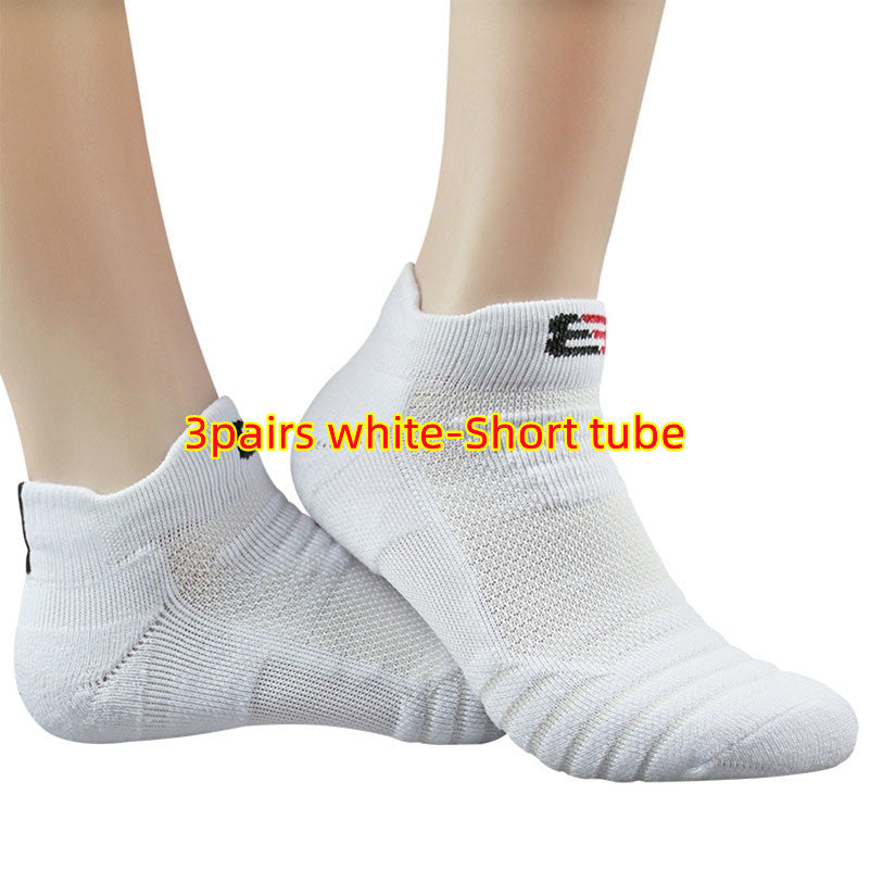 Unisex Cotton Socks Short & Mid Tube – Black White Grey Multi-Pack