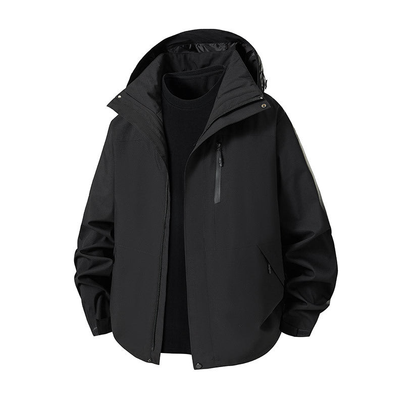 Unisex Waterproof Windproof Hooded Shell Jacket – 12 Colours