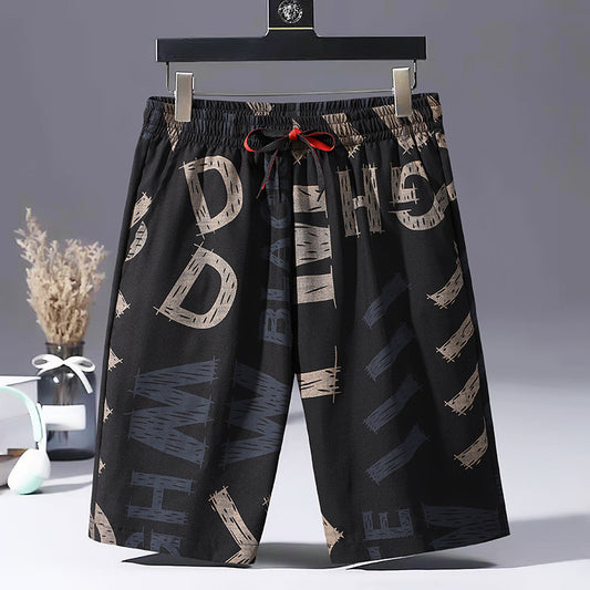 Men's Printed Sports Shorts | Polyester Casual M-5XL
