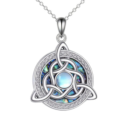 Celtic Knot Pendant Necklace in Zinc Alloy