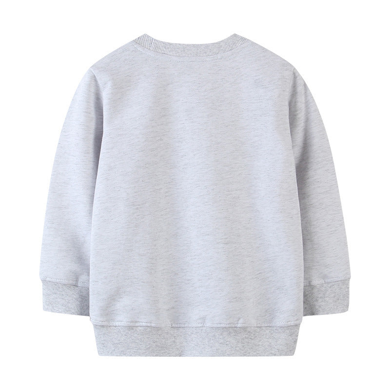 Boys 100% Cotton Dinosaur Print Long Sleeve Sweatshirt
