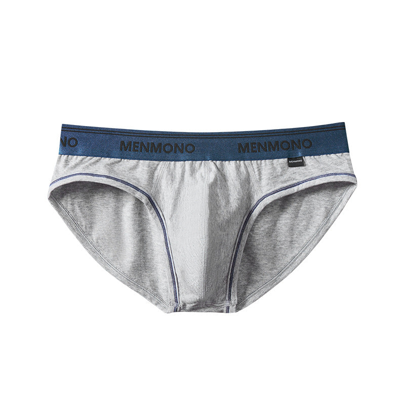 Men's Cotton Briefs – Low-Waist Two-Tone Underwear 9 Colour Combinations