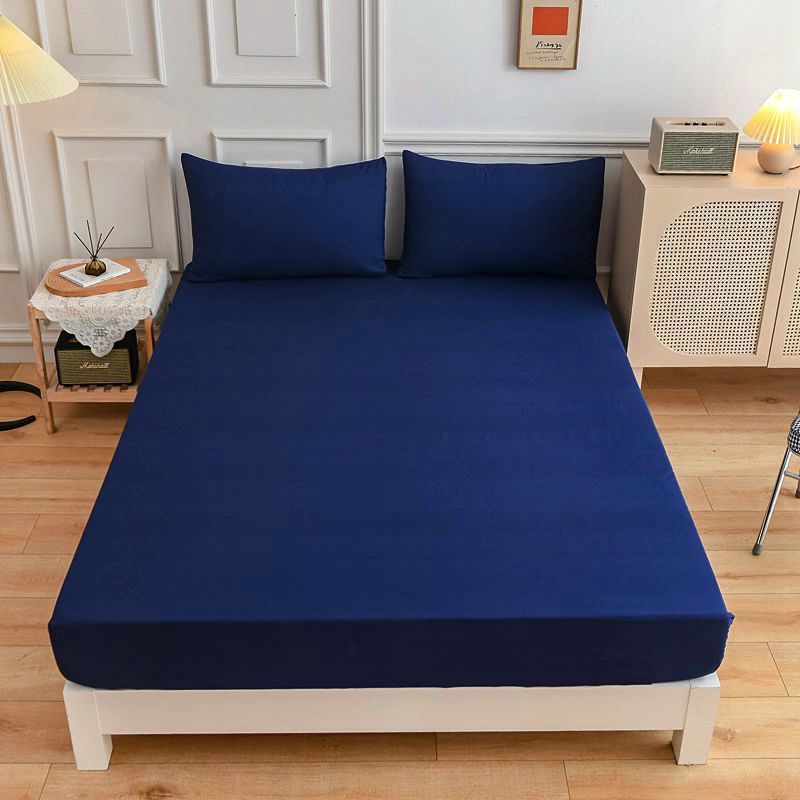 Polyester Fitted Sheet & Pillowcase | 15 Colours