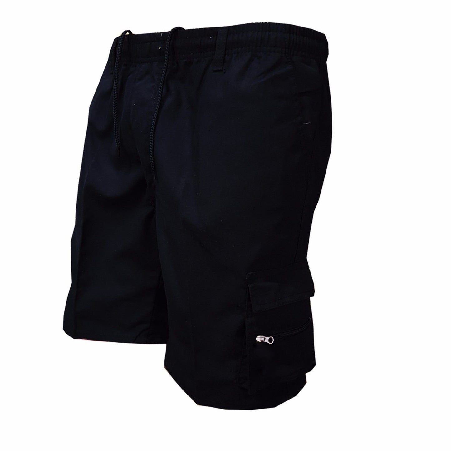 Men's Polyester Casual Workwear Shorts | High Waist Relaxed Fit S-3XL