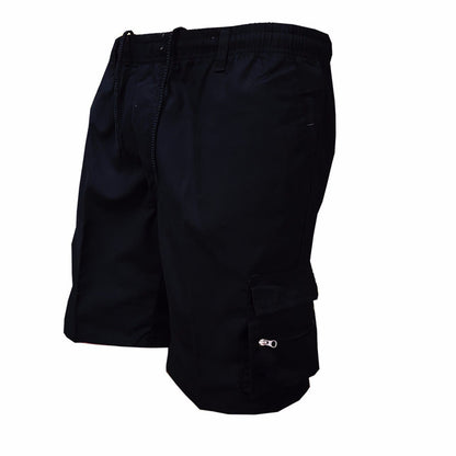 Men's Polyester Casual Workwear Shorts | High Waist Relaxed Fit S-3XL