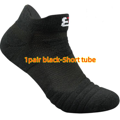 Unisex Cotton Socks Short & Mid Tube – Black White Grey Multi-Pack