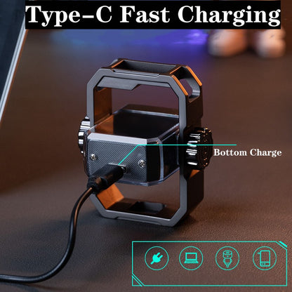 Double Arc Electric Lighter with Gyroscope Fidget