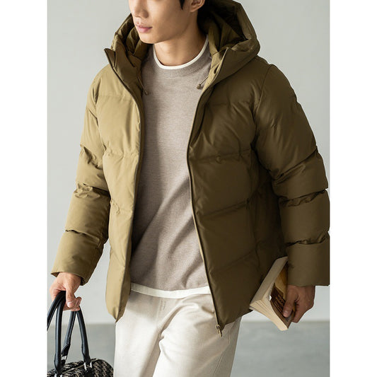 Men's Hooded Duck Down Jacket | Windproof Waterproof Winter Coat – JParker Collections