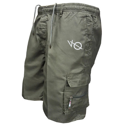 Men's Polyester Casual Workwear Shorts | High Waist Relaxed Fit S-3XL
