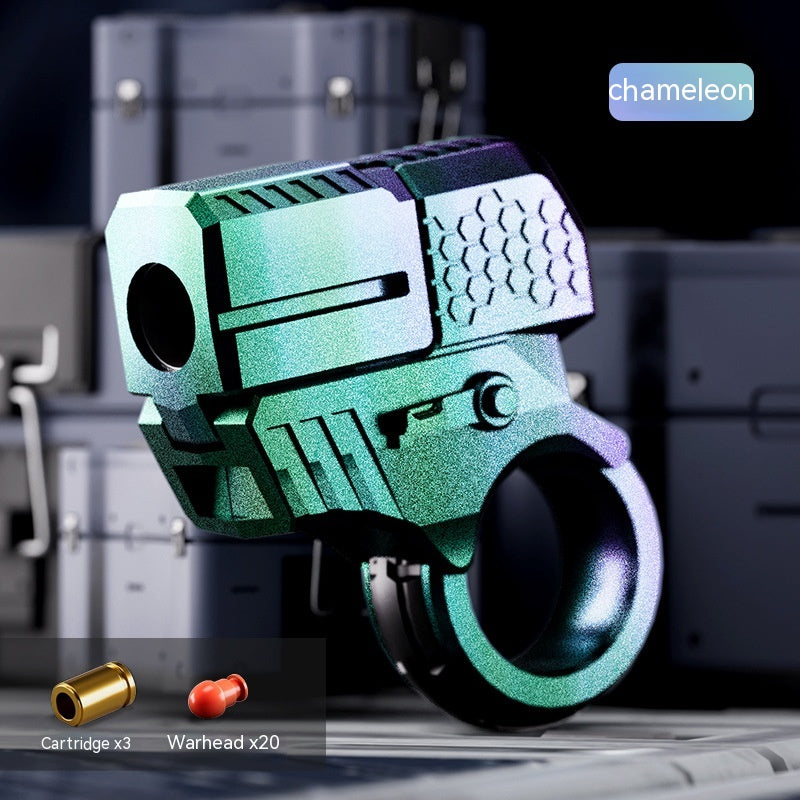 Zinc Alloy Shell-Ejecting Toy Gun with Bullets
