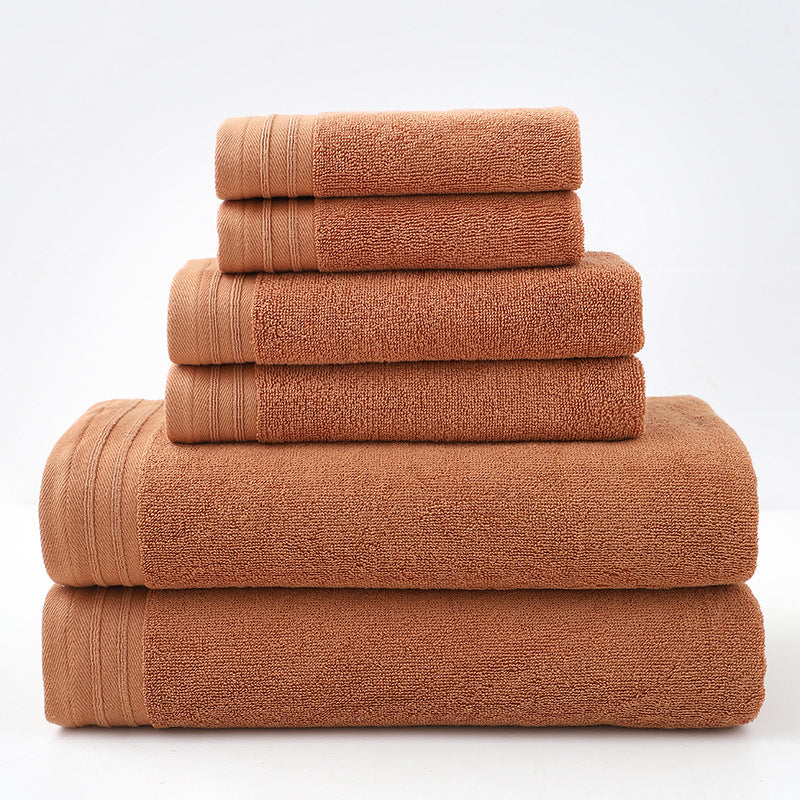 6-Piece 100% Cotton Bath Towel Set | Soft & Absorbent