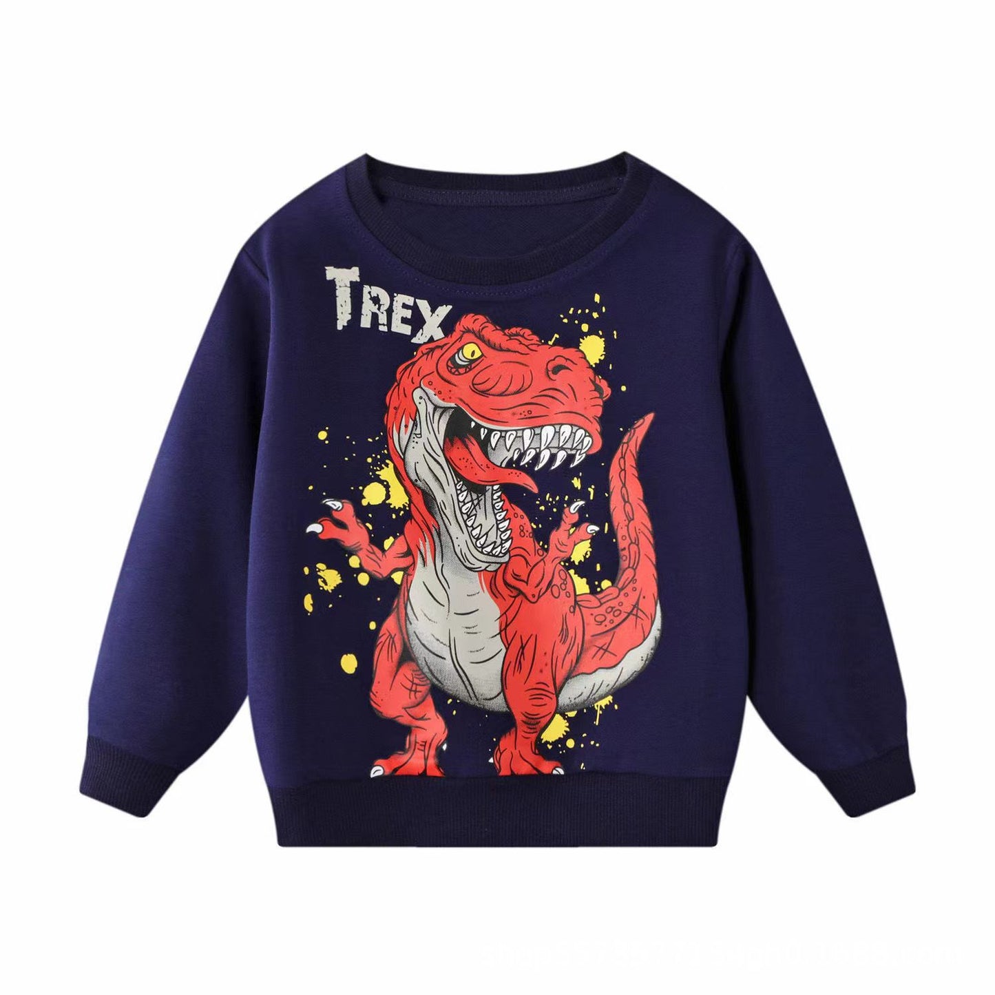 Children's Dinosaur Print Sweatshirt | Cotton Kids Top 90–140cm