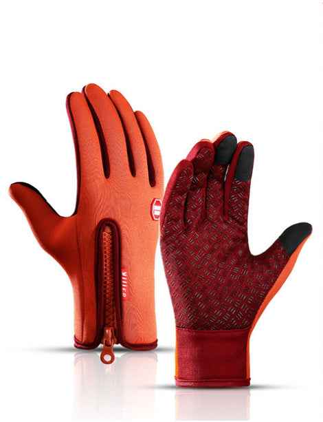 Winter Touchscreen Gloves – Waterproof Fleece Sports & Riding Gloves