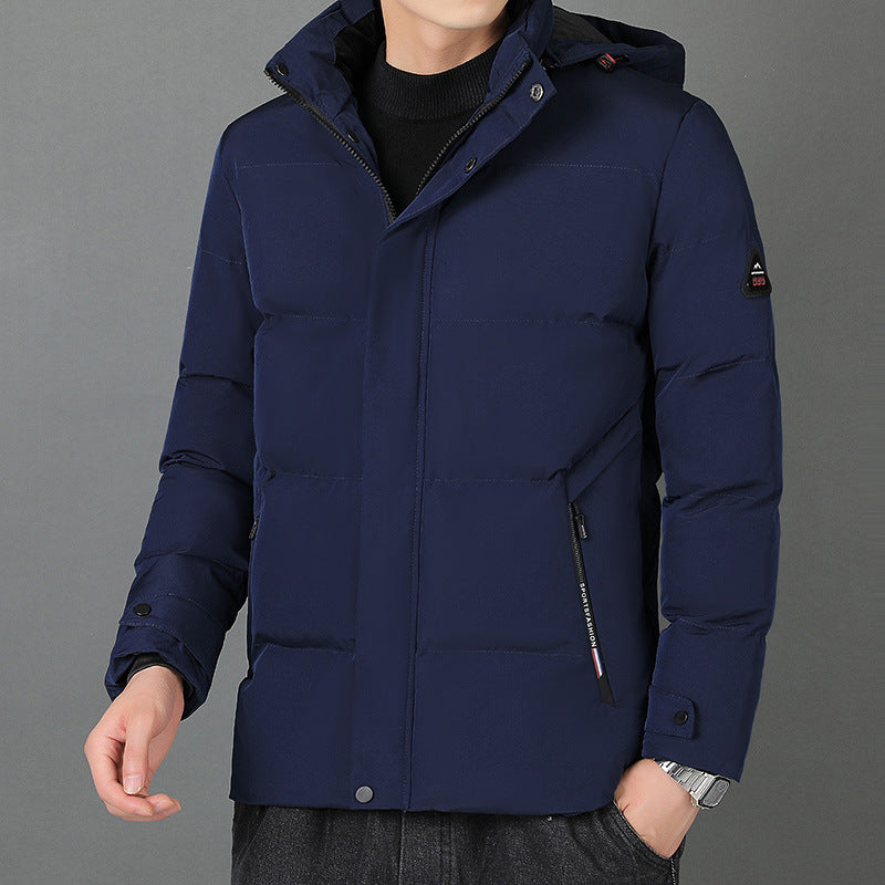 Men's Casual Hooded Padded Cotton Jacket | Everyday Outerwear