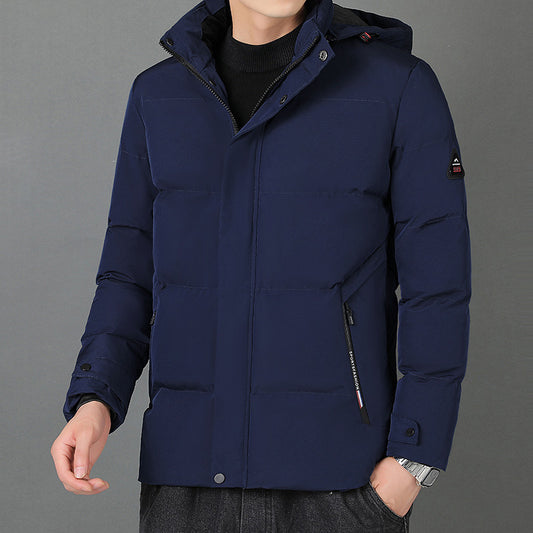 Men's Casual Hooded Padded Cotton Jacket | Everyday Outerwear