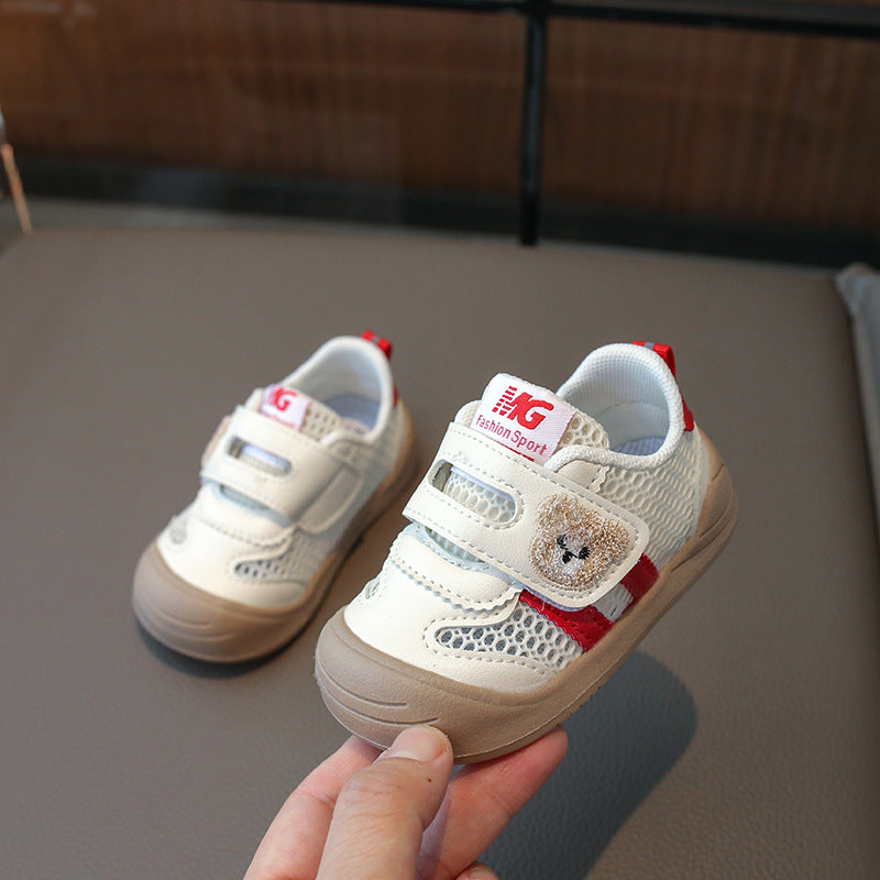 Baby & Toddler Breathable Mesh Shoes – Animal Print Velcro