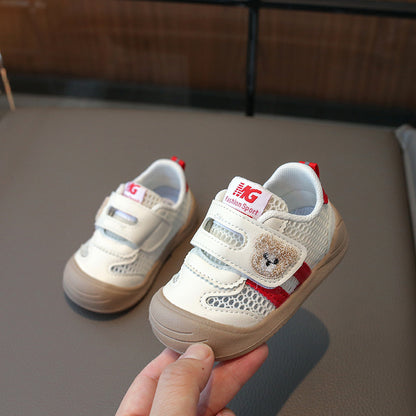 Baby & Toddler Breathable Mesh Shoes – Animal Print Velcro