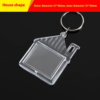 Clear Acrylic Keychain Blank | 16 Shapes | DIY Craft