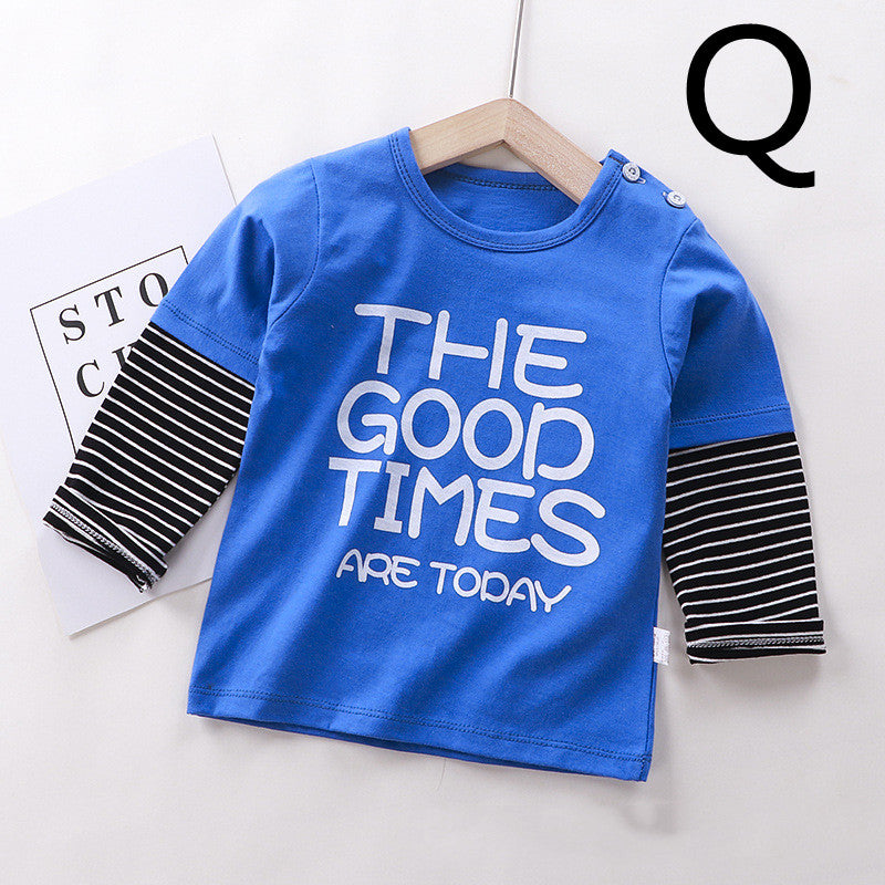 Kids Unisex Cotton Long Sleeve Print T-Shirt – 4 Designs