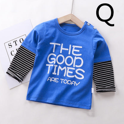 Kids Unisex Cotton Long Sleeve Print T-Shirt – 4 Designs