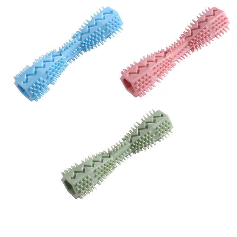 Hexagonal TPR Dog Chew Toy | Teeth Cleaning & Anxiety Relief Molar Ball