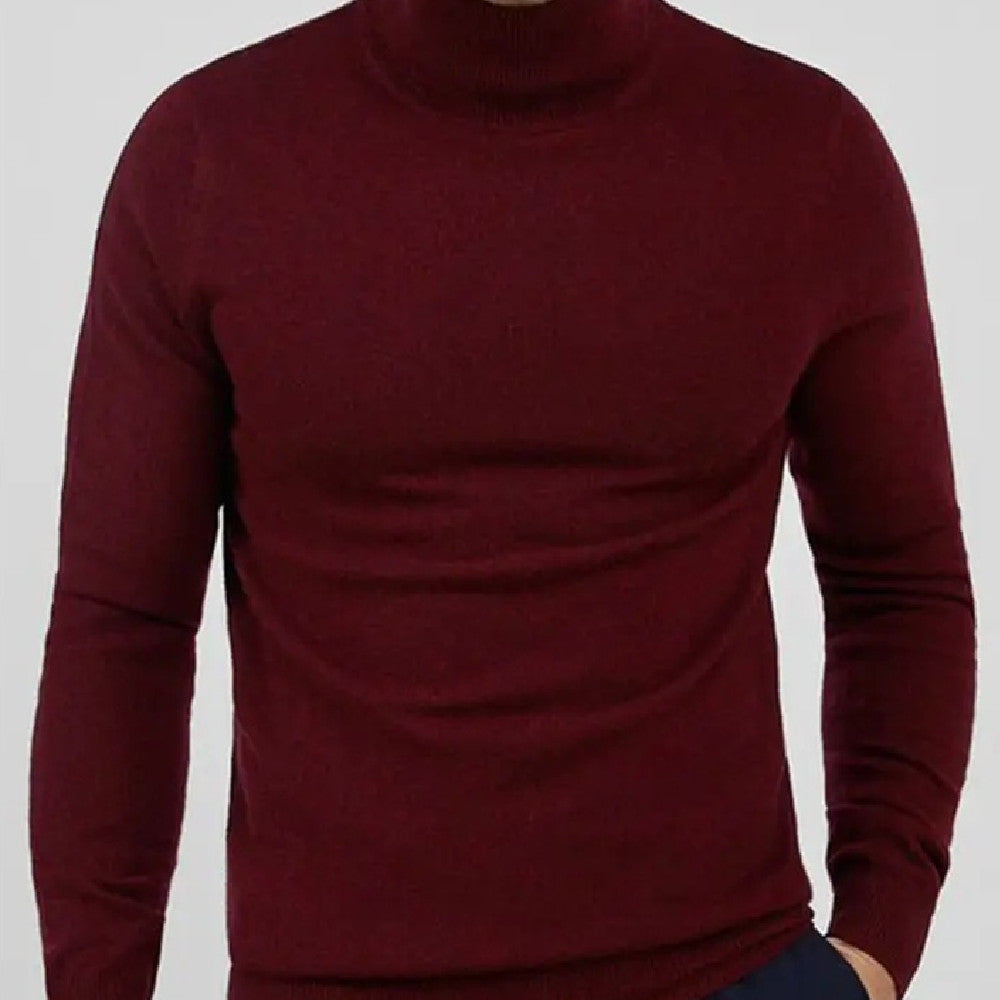 Men's Slim Fit Pullover Knit Sweater | Casual Everyday Style