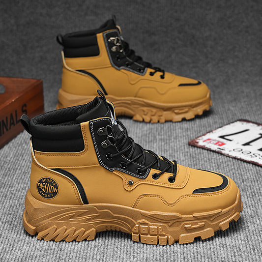 Men's Breathable High-Top Work Boots | Sizes 39-44