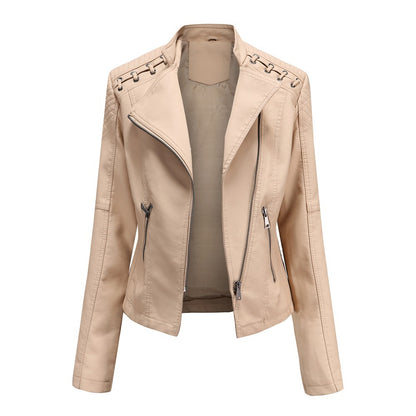 Women's Faux Leather Short Jacket | Slim Fit in 6 Colours