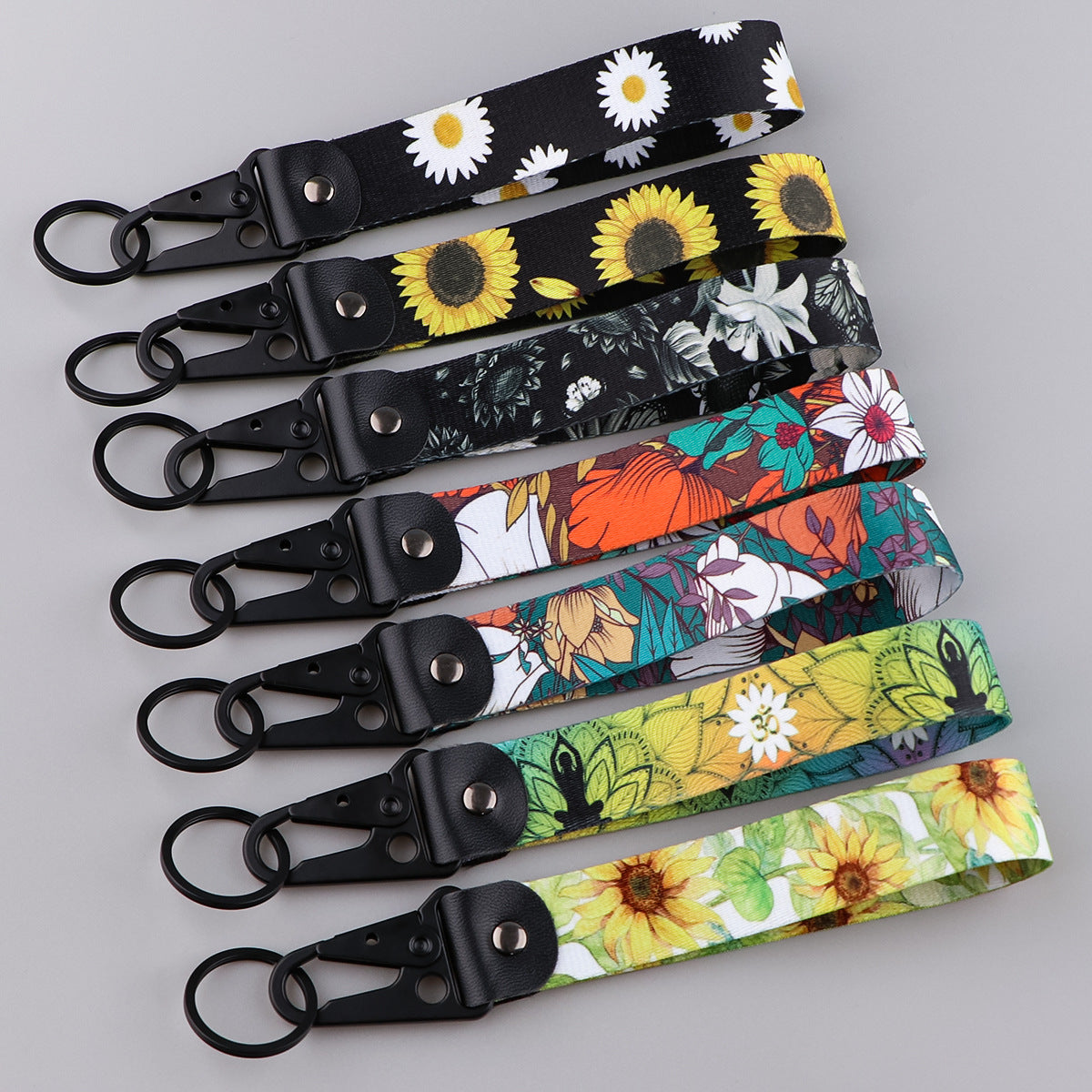 Cherry Blossom Leather & Metal Keychain | 15 Designs | JP Collections