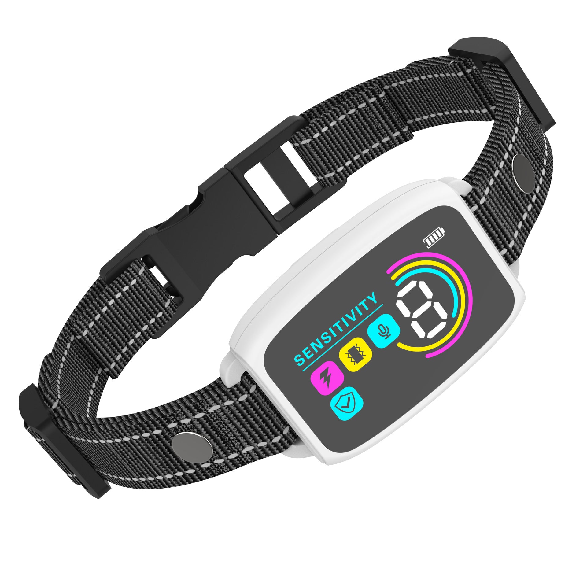 Smart AI Bark Control Collar | 4-Mode Rechargeable Anti-Bark Collar LCD IP67