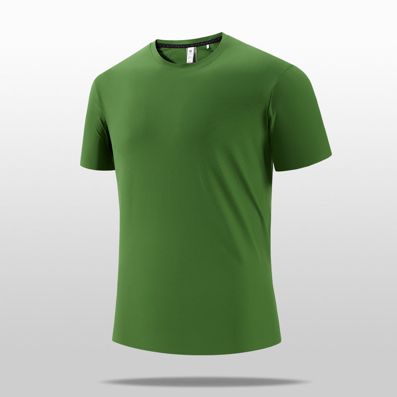 Men's Seamless Stretch Sports Top | Plus Size M–5XL
