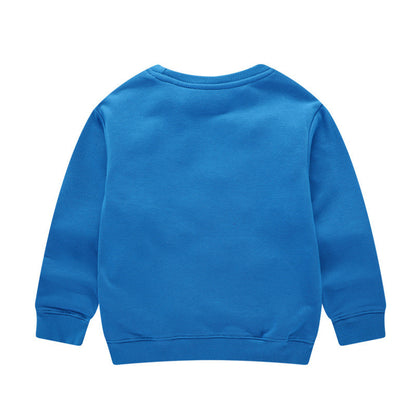 Children's Embossed Cotton Cartoon Sweatshirt | Boys & Girls | Age 2-7