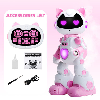 Programmable Gesture Control Robot Toy | RGB Light & Spray