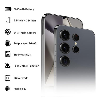 Unlocked 5G Smartphone | Android 14, 6.8" HD+, 128GB, 6800mAh, 80MP