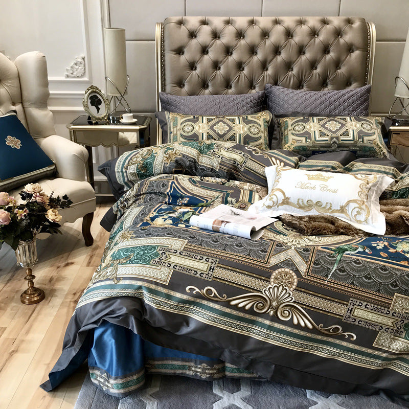 Digital Print Pure Cotton Bedding Set 6 Piece | 11 Designs